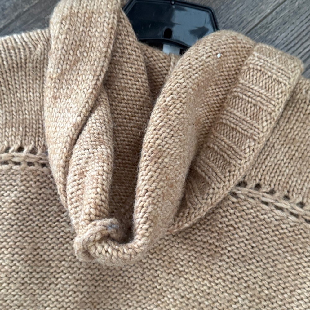 LOFT short sleeve hooded wool blend cardigan petite Small - Picture 8 of 9
